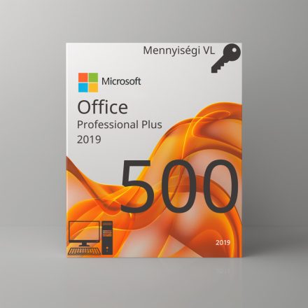 Microsoft Office Pro Plus 2019 Digitális KULCS 500 PC aktiválására