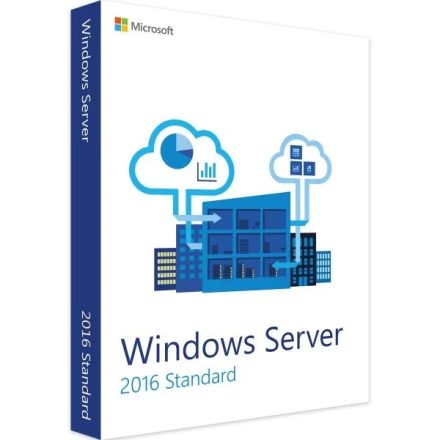 Microsoft Windows Server 2016 Standard – 16 core Digitális licence kulcs