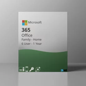   Microsoft Office 365 Home Családi– 6 Felhasználó PC/MAC EUROPE – 1 Év