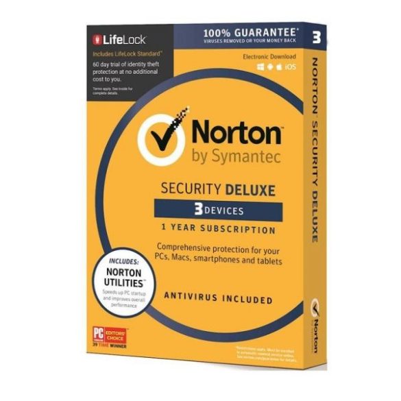 Norton Security Deluxe 3 Készülék 1 Év EURO Digitális termékkulcs