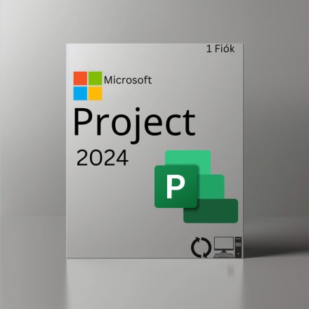 Microsoft Project Standard 2024 Microsoft fiókos Digitális licensz KULCS PC/MAC