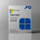 Microsoft Windows Server 2025 Datacenter– 512 core  - 50 USER CAL-al