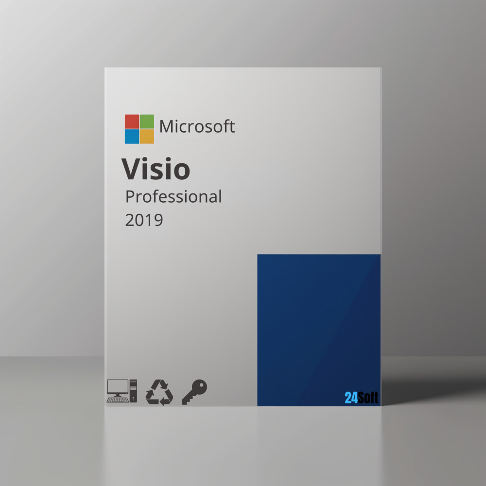 Image of Microsoft Visio Professional 2019 D87-07425 Digitális KULCS