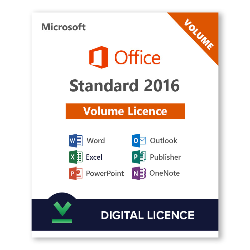 Image of Microsoft Office 2016 Standard 500 PC MAK ESD