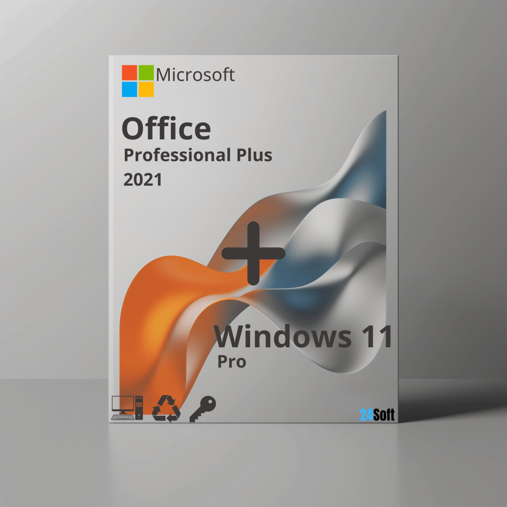Image of Windows 11 Pro + Office 2021 Professional Plus (Költöztethető) | Szoftver24 Bestseller