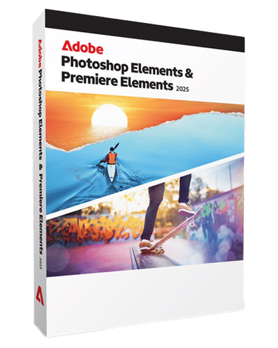 Image of Adobe Photoshop Elements 2025 &amp; Premiere Elements 2025 - 1 felhasználó / 3 év - Windows/MAC